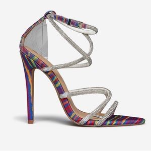 NWOT Rhinestone Pop of Color Stilettos